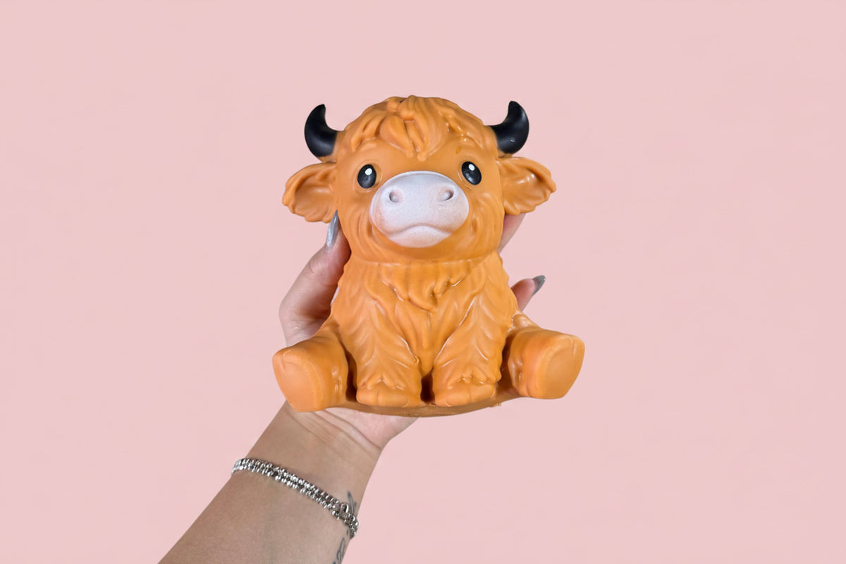Jumbo Highland Cow Squishy
