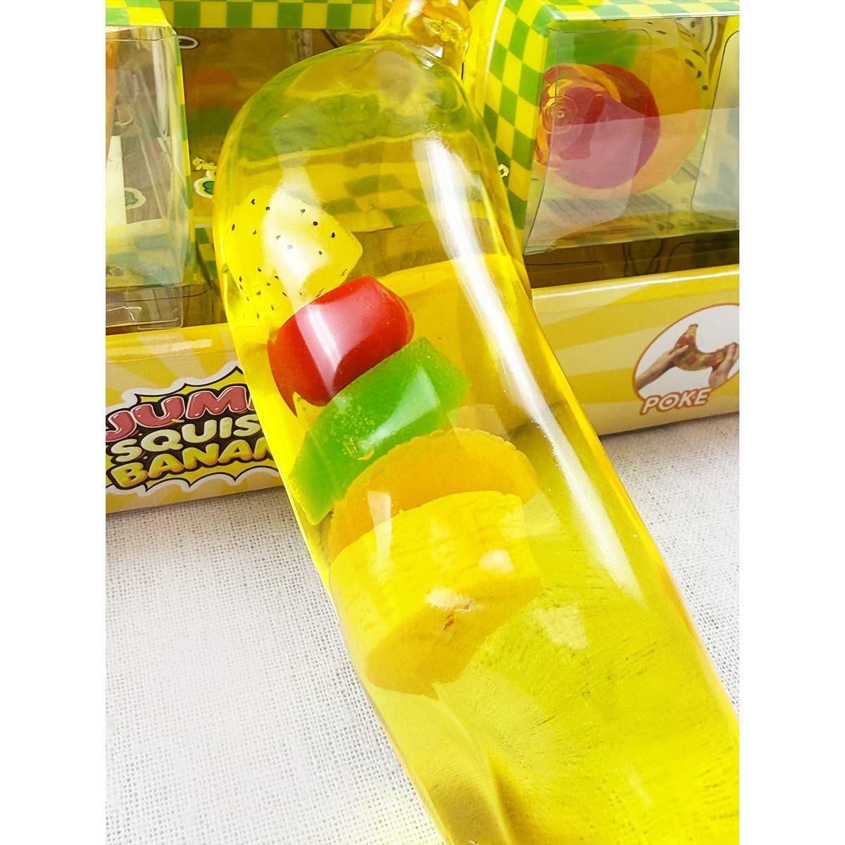 Clear Banana Slow Rising Squishy