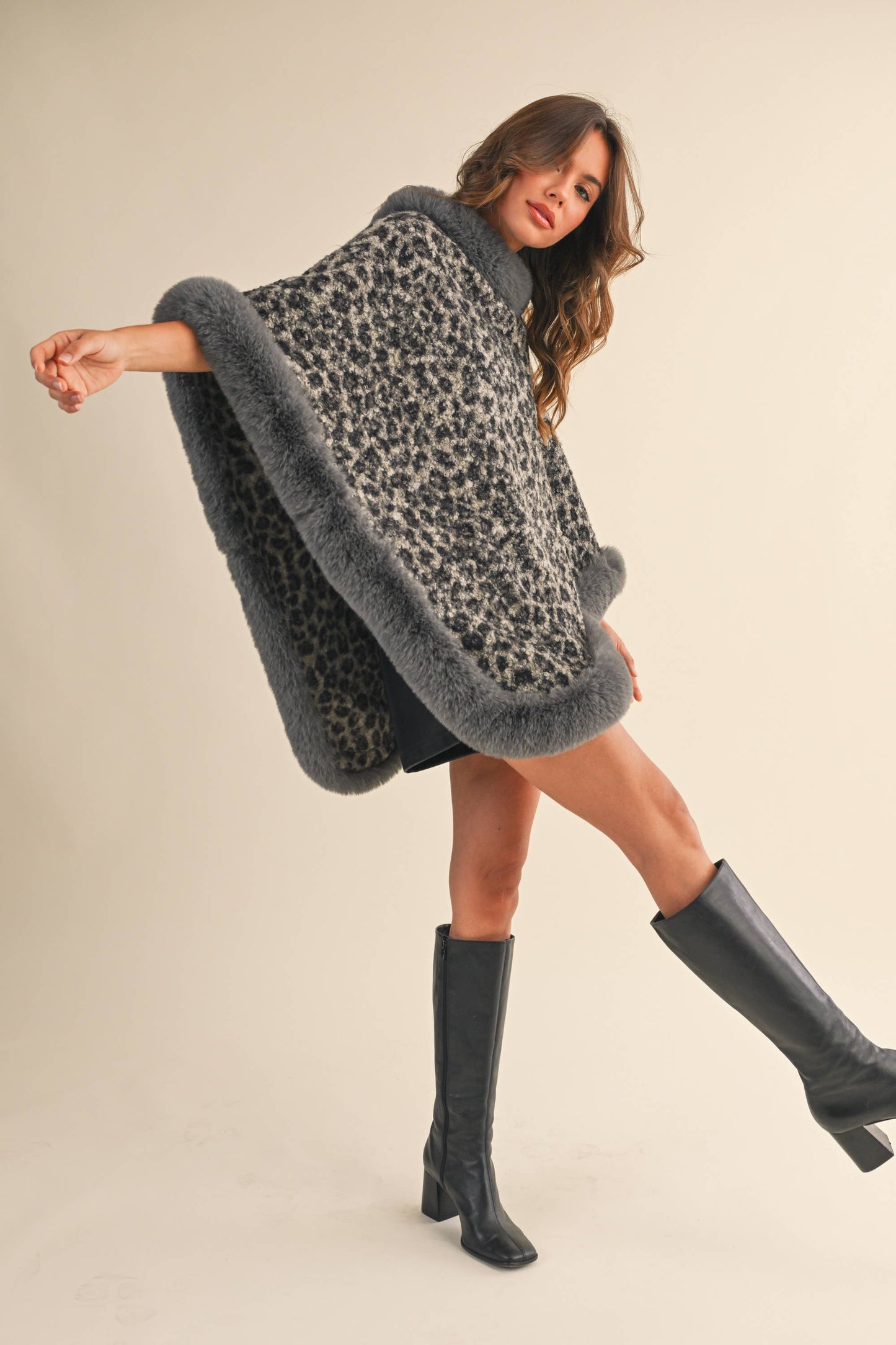 Wild About You Fur Poncho