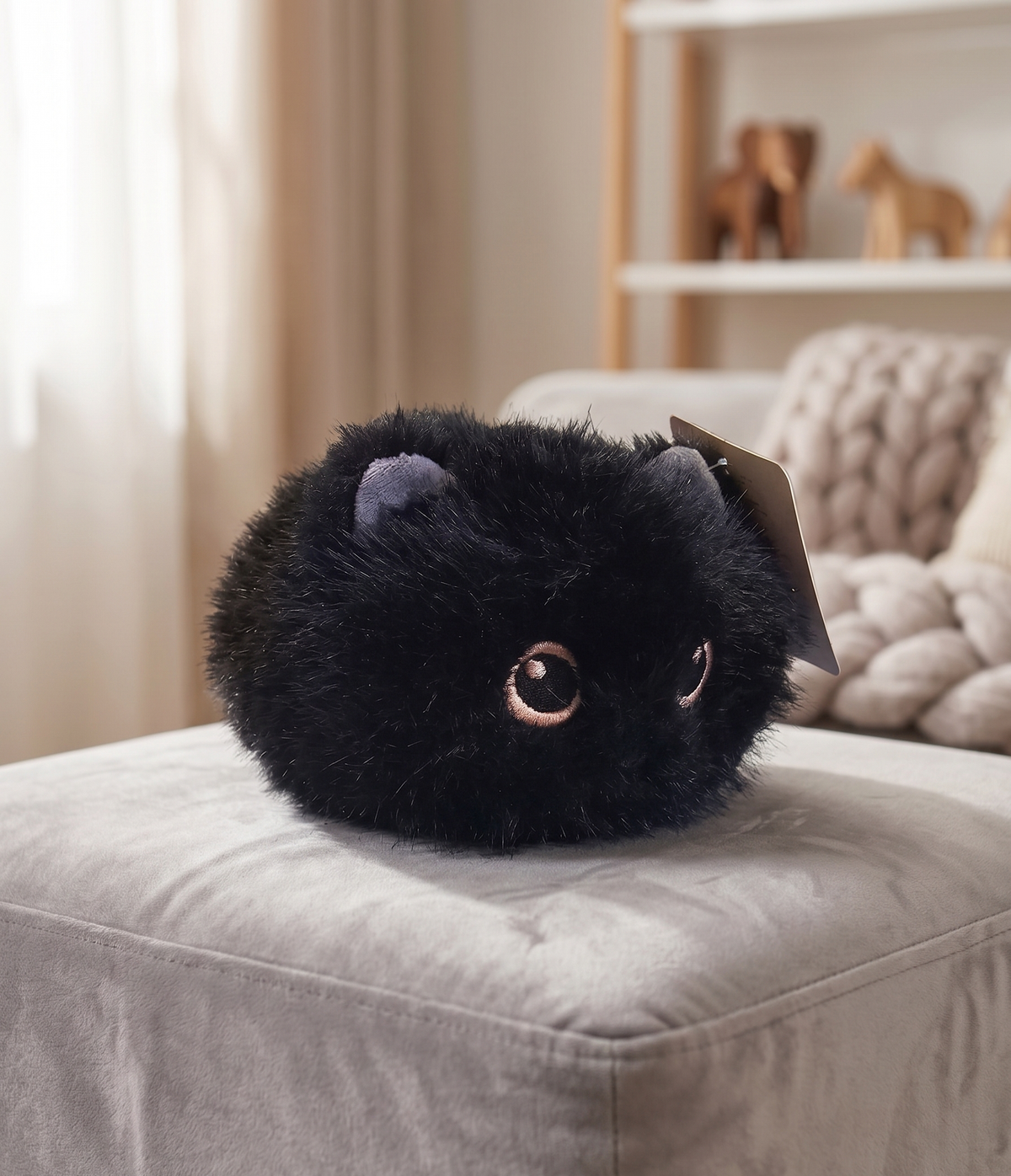 Minky Weighted Loaf Cat Plush Toy