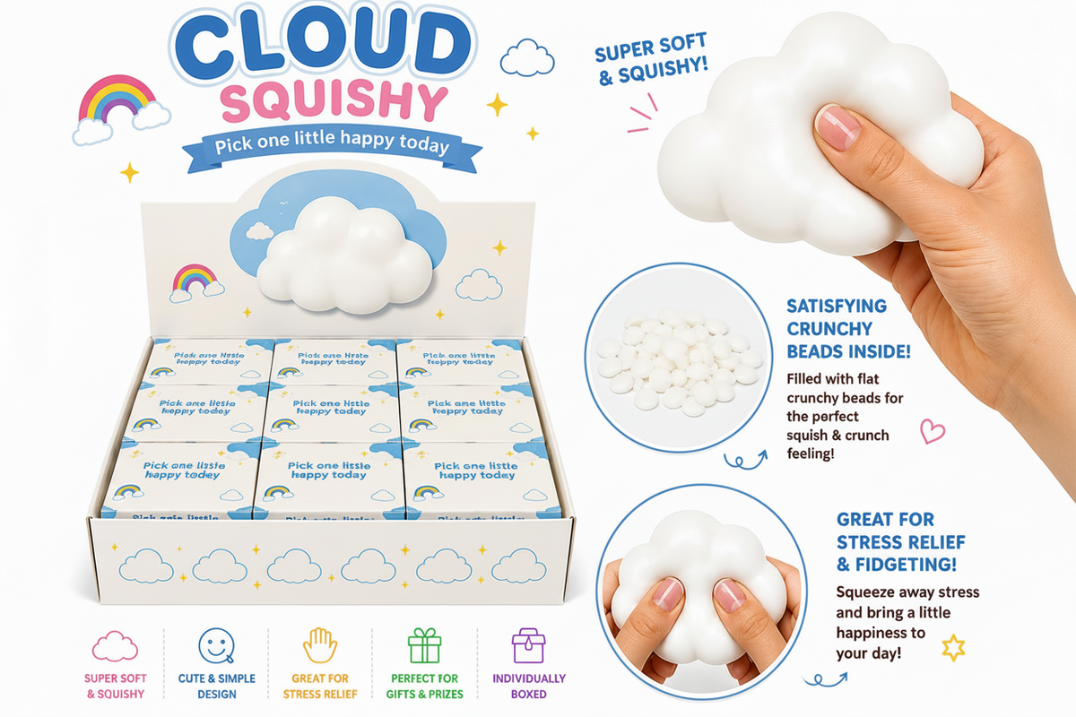 White Cloud Crunchy Squishy