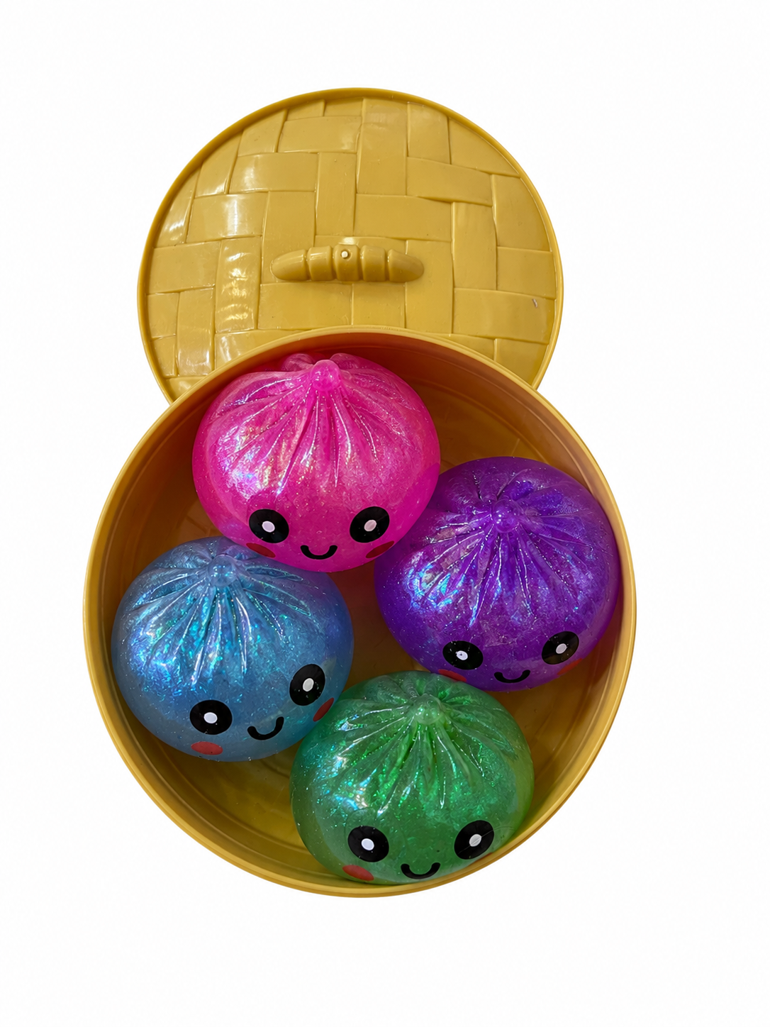 Mini Baby Glitter Rainbow Mystery Dumpling Squishy