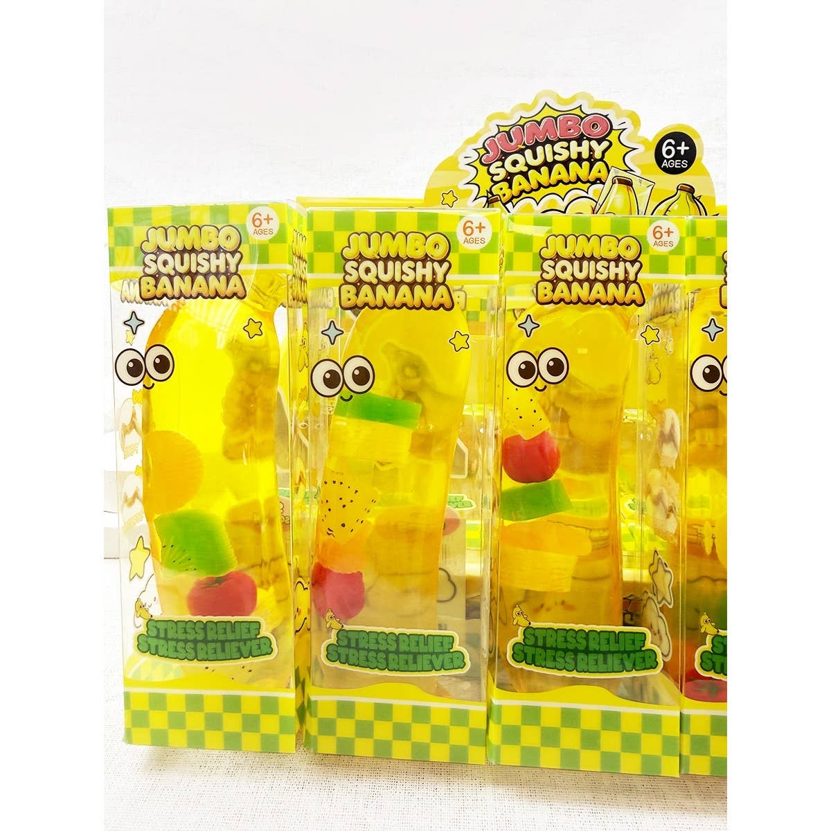 Clear Banana Slow Rising Squishy