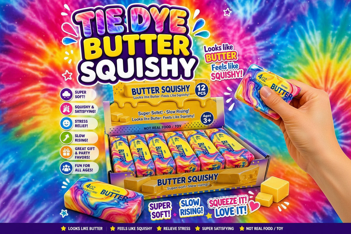 Tie Dye Butter Squishy