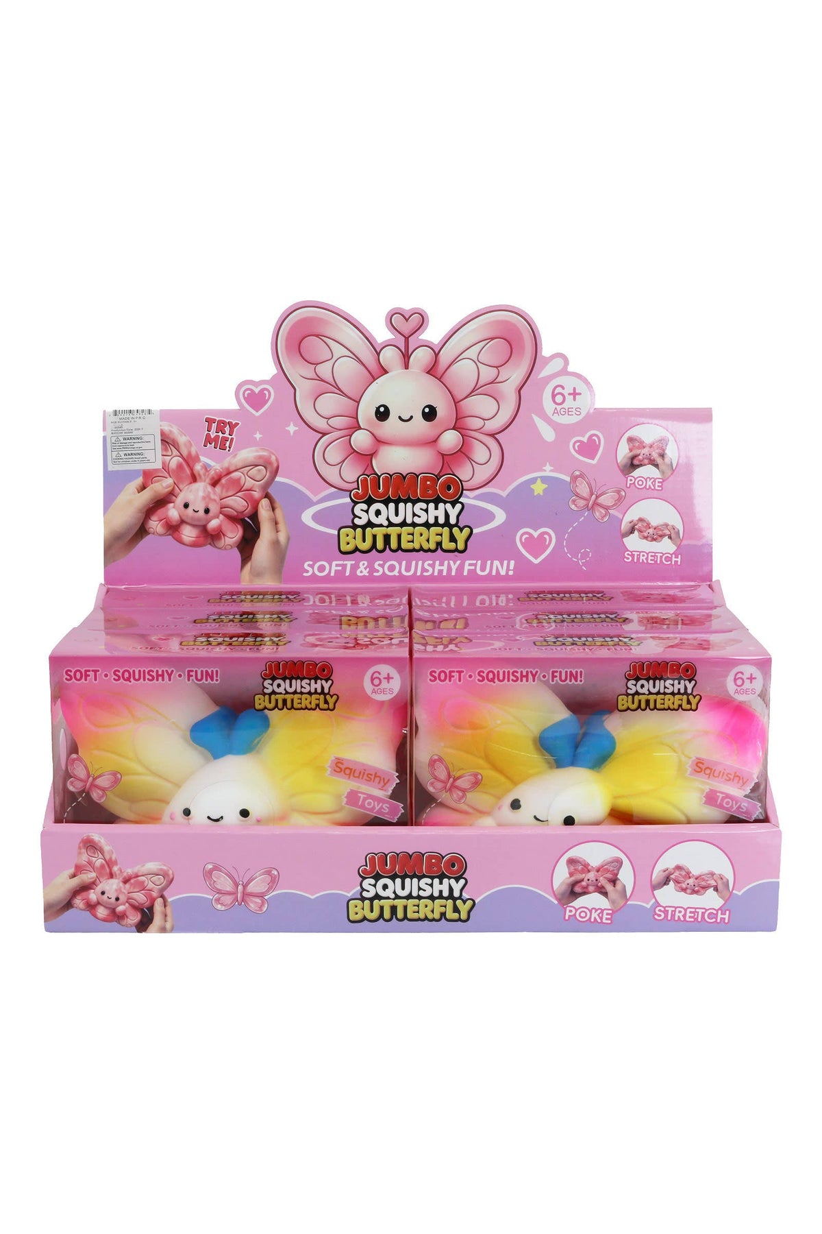 Jumbo 7 Inch Butterfly Squishy