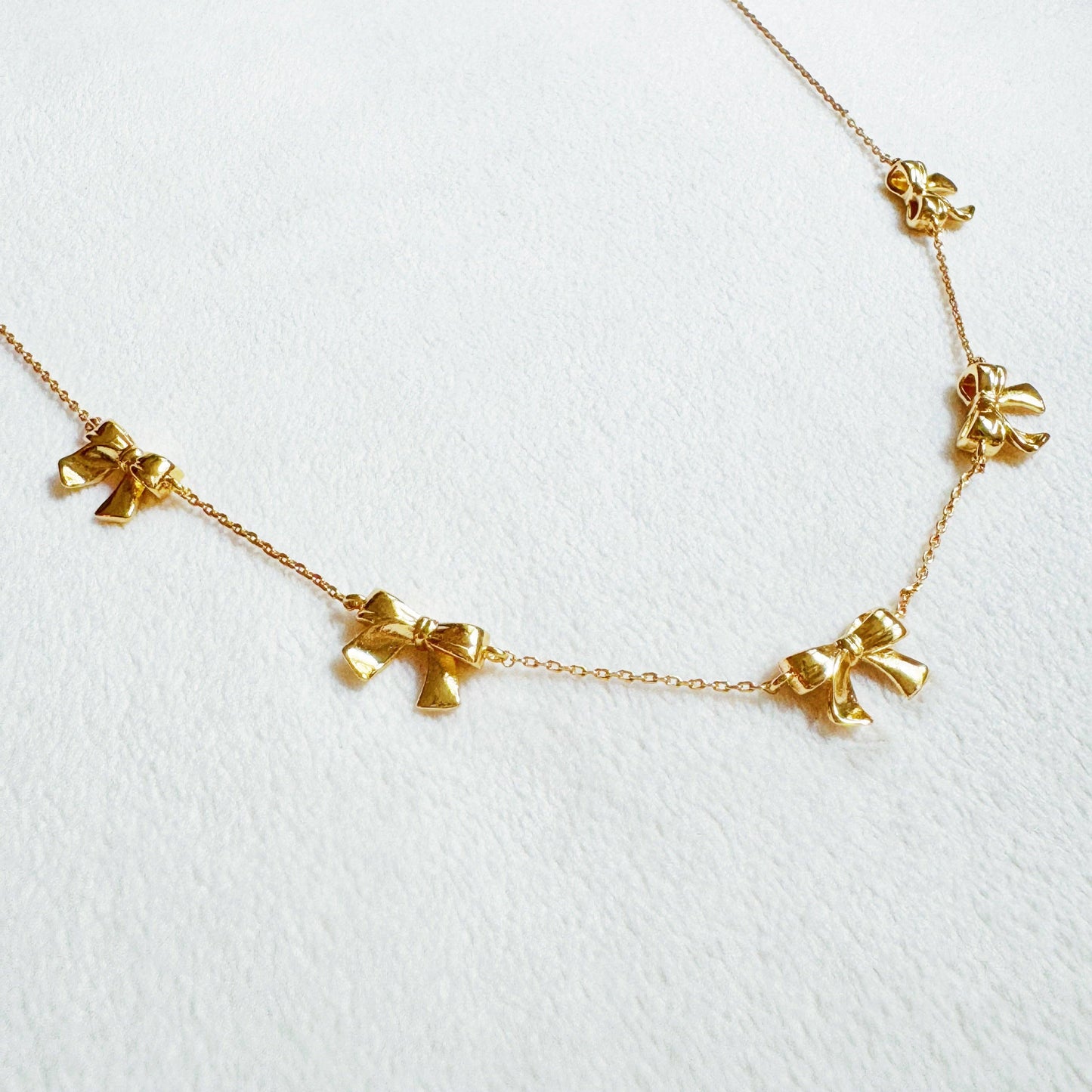 Demure Bow Necklace