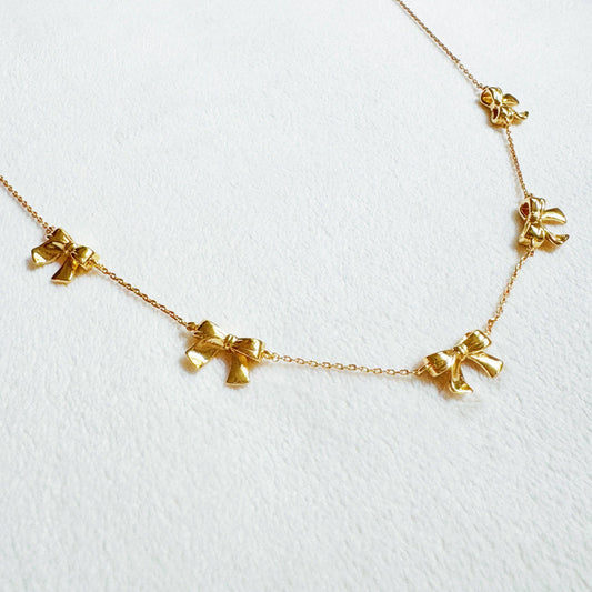 Demure Bow Necklace