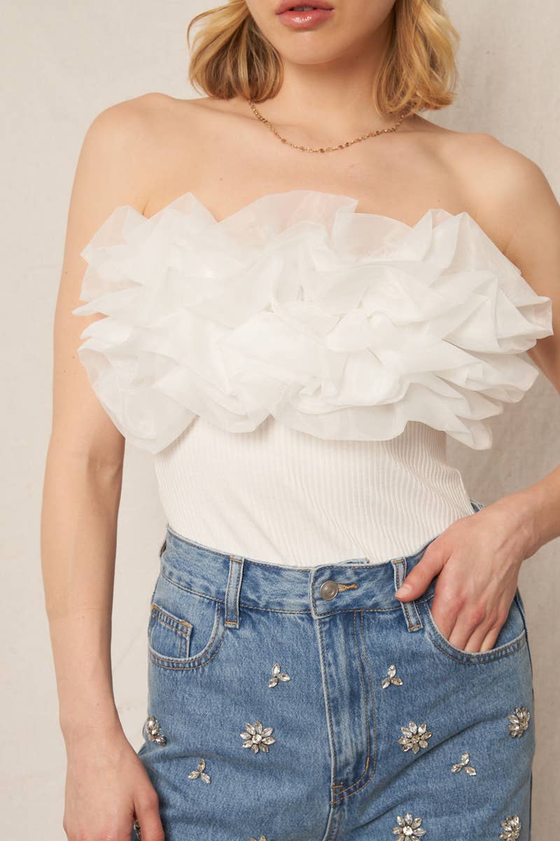 Christie Ruffle Bodysuit