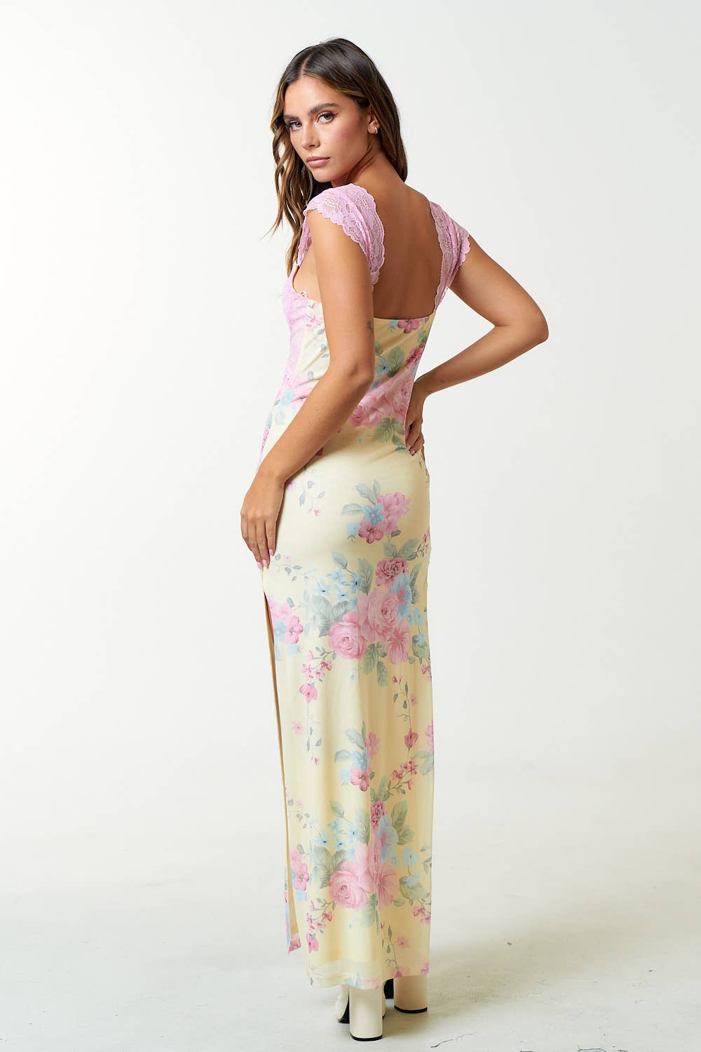 Bella Floral Maxi- Buttercup