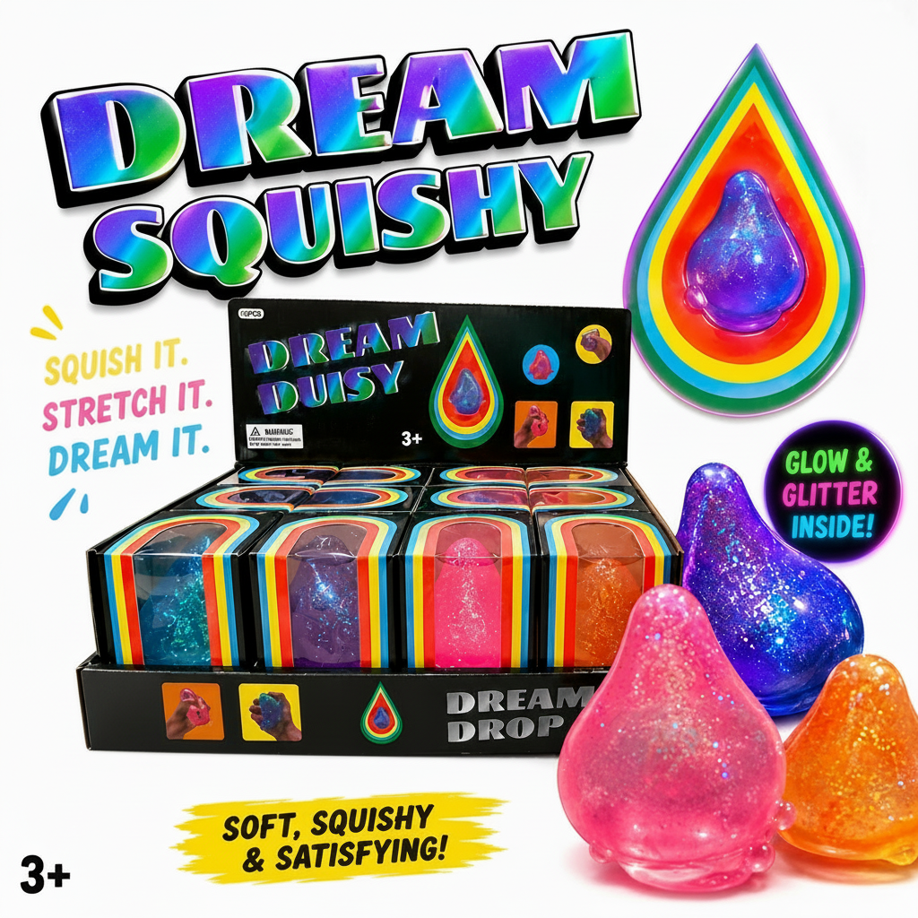Glitter Squishy Drop