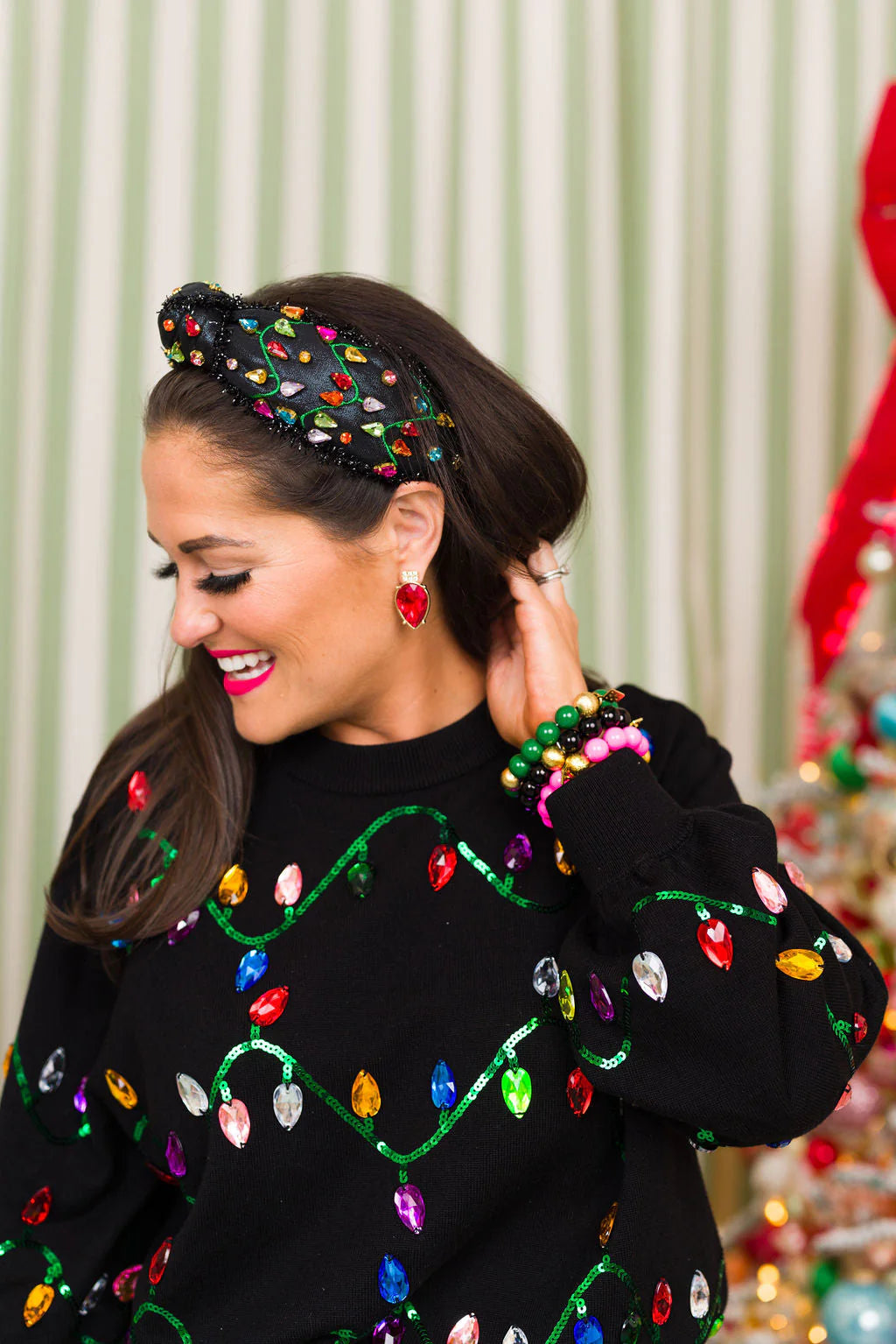 BC- Crystal Christmas Lights Sweater