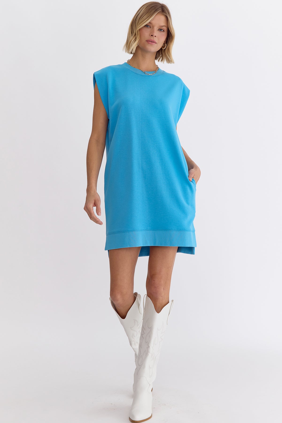 Marisol Dress- Aqua