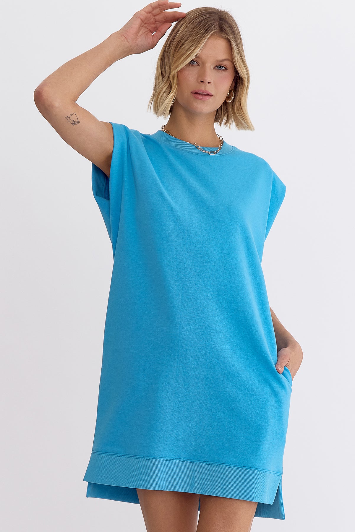 Marisol Dress- Aqua