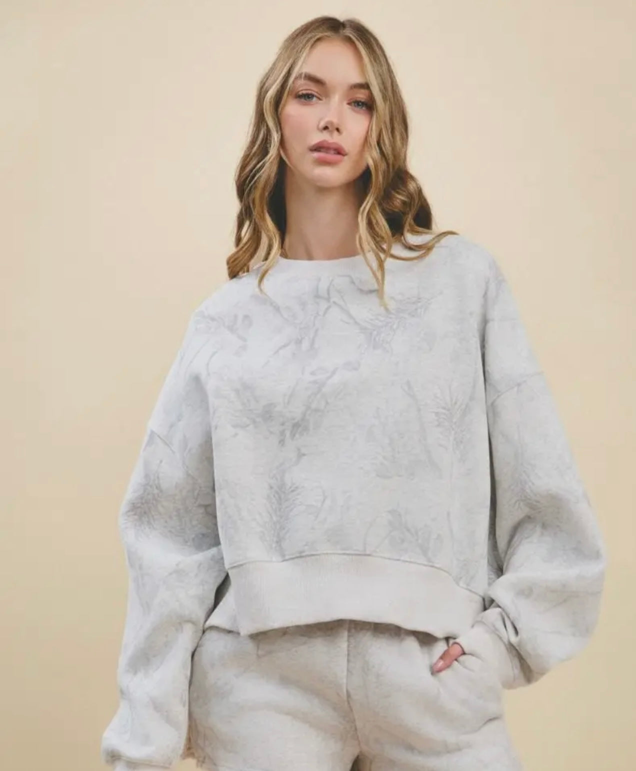 Camouflage Print Sweatset