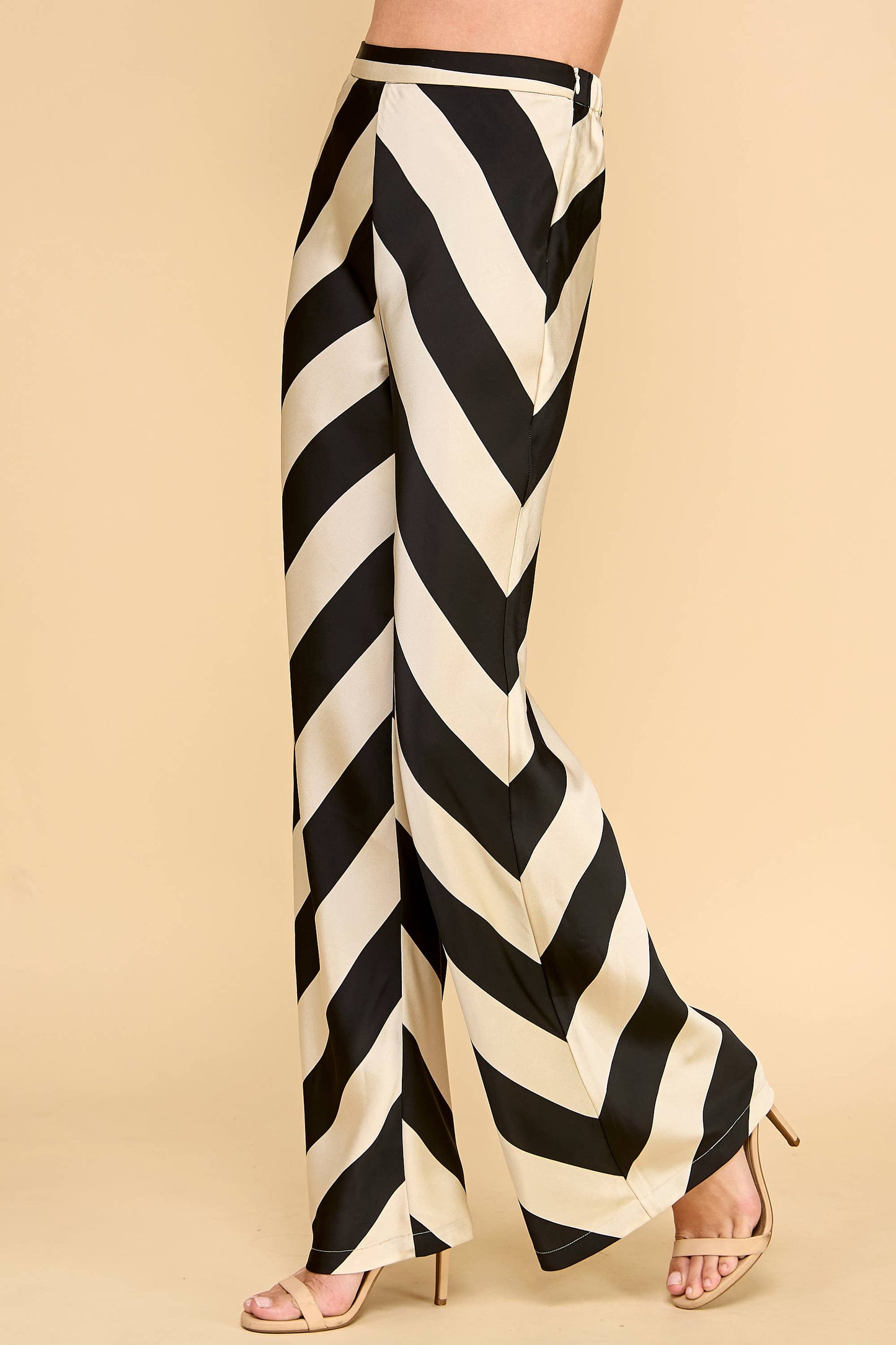 Striped Satin Set