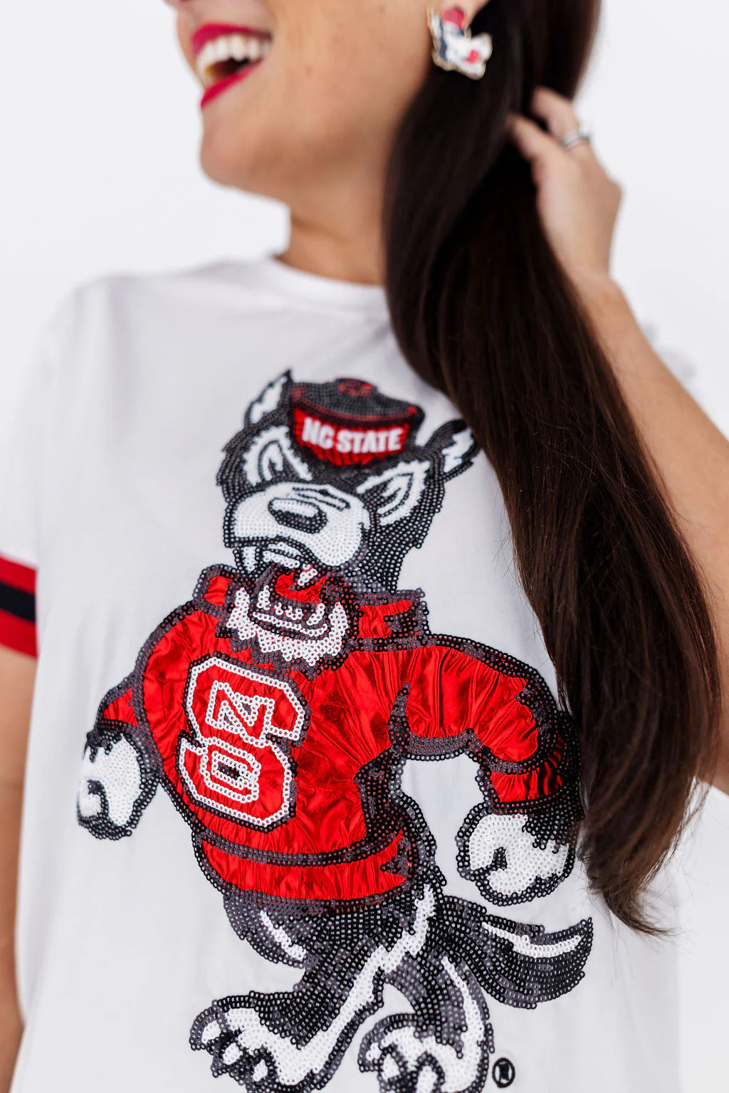 BC- NC State Sparkle Logo T-shirt