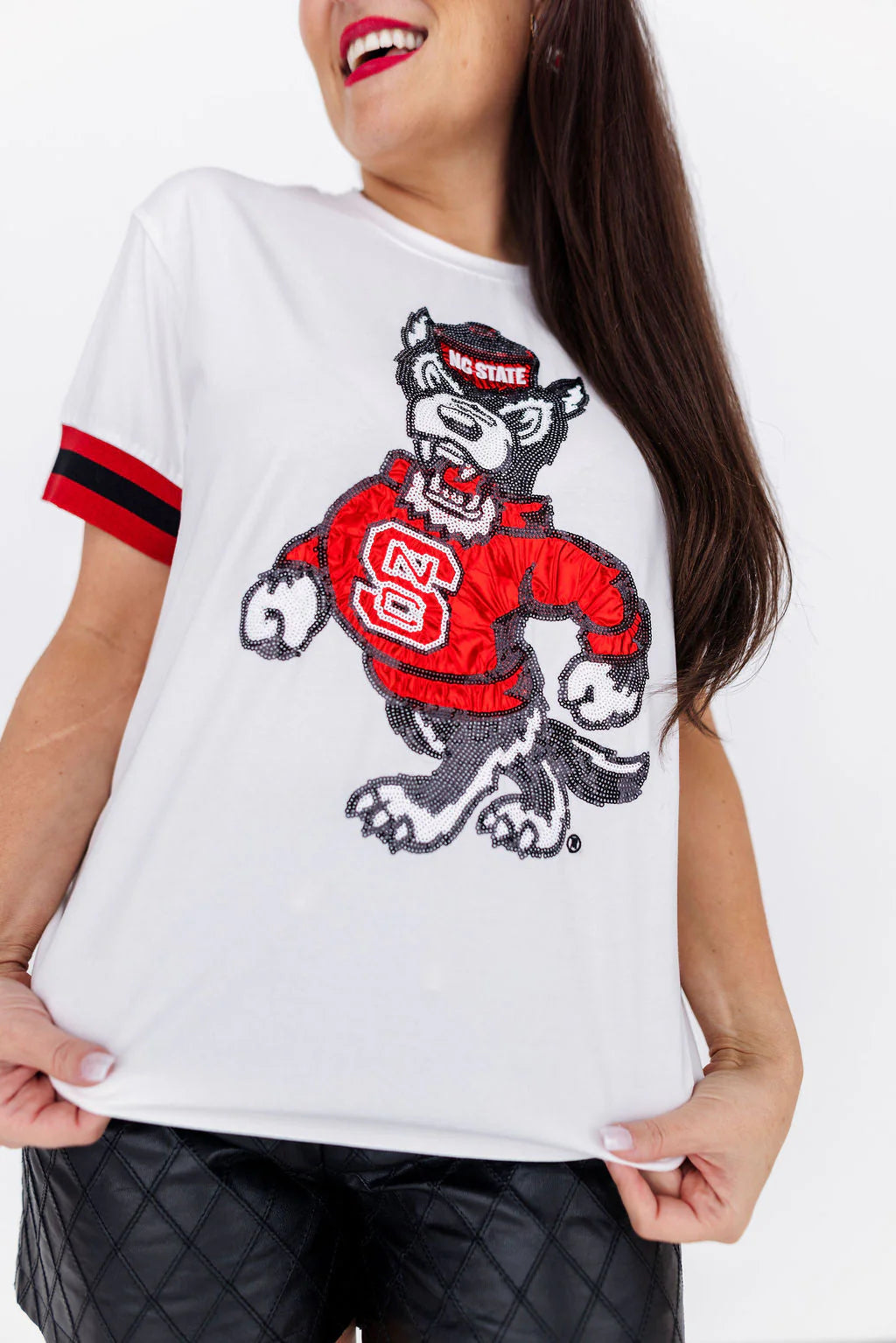 BC- NC State Sparkle Logo T-shirt