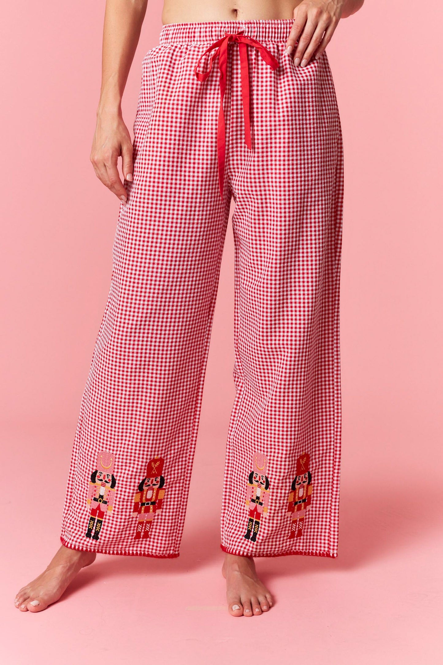 Christmas Embroidered Nutcracker Pajamas