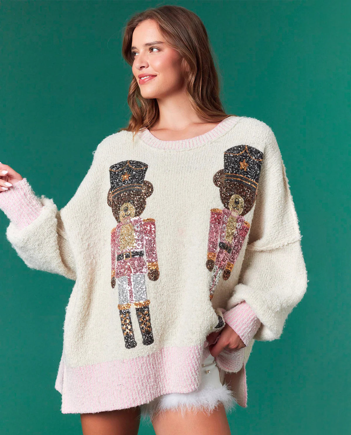 Nutcracker Teddy Bear Sweater