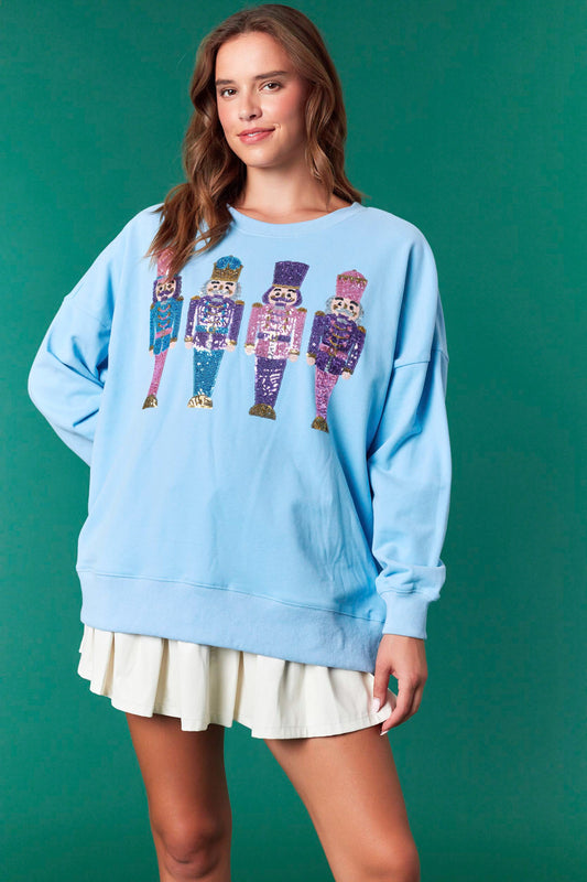 Sequin Nutcracker Sweatshirt