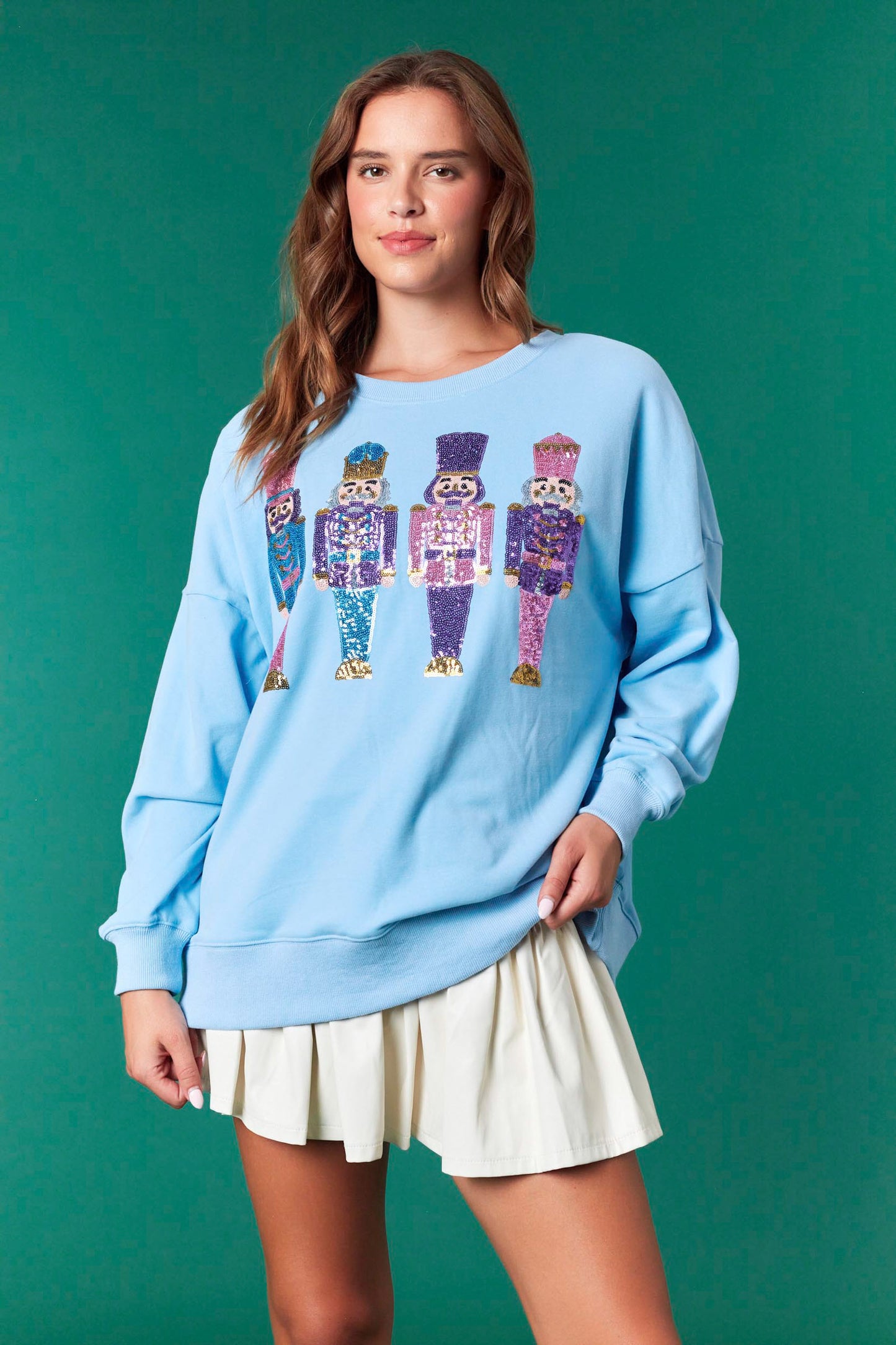 Sequin Nutcracker Sweatshirt