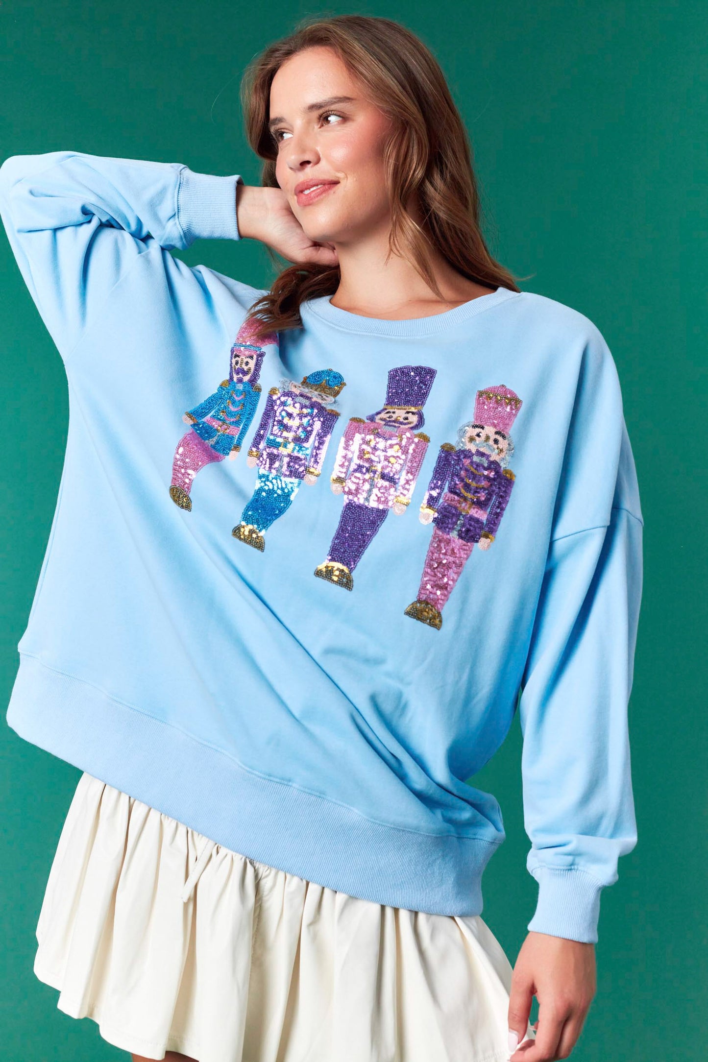Sequin Nutcracker Sweatshirt