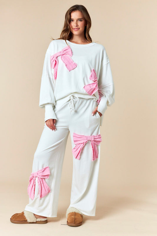 Girly Bow Lounge Set