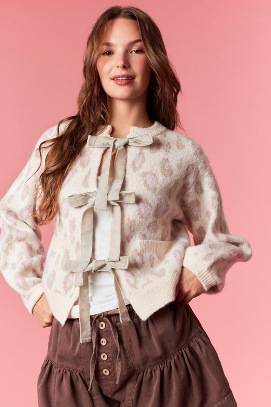 Leanna Leopard Cardigan