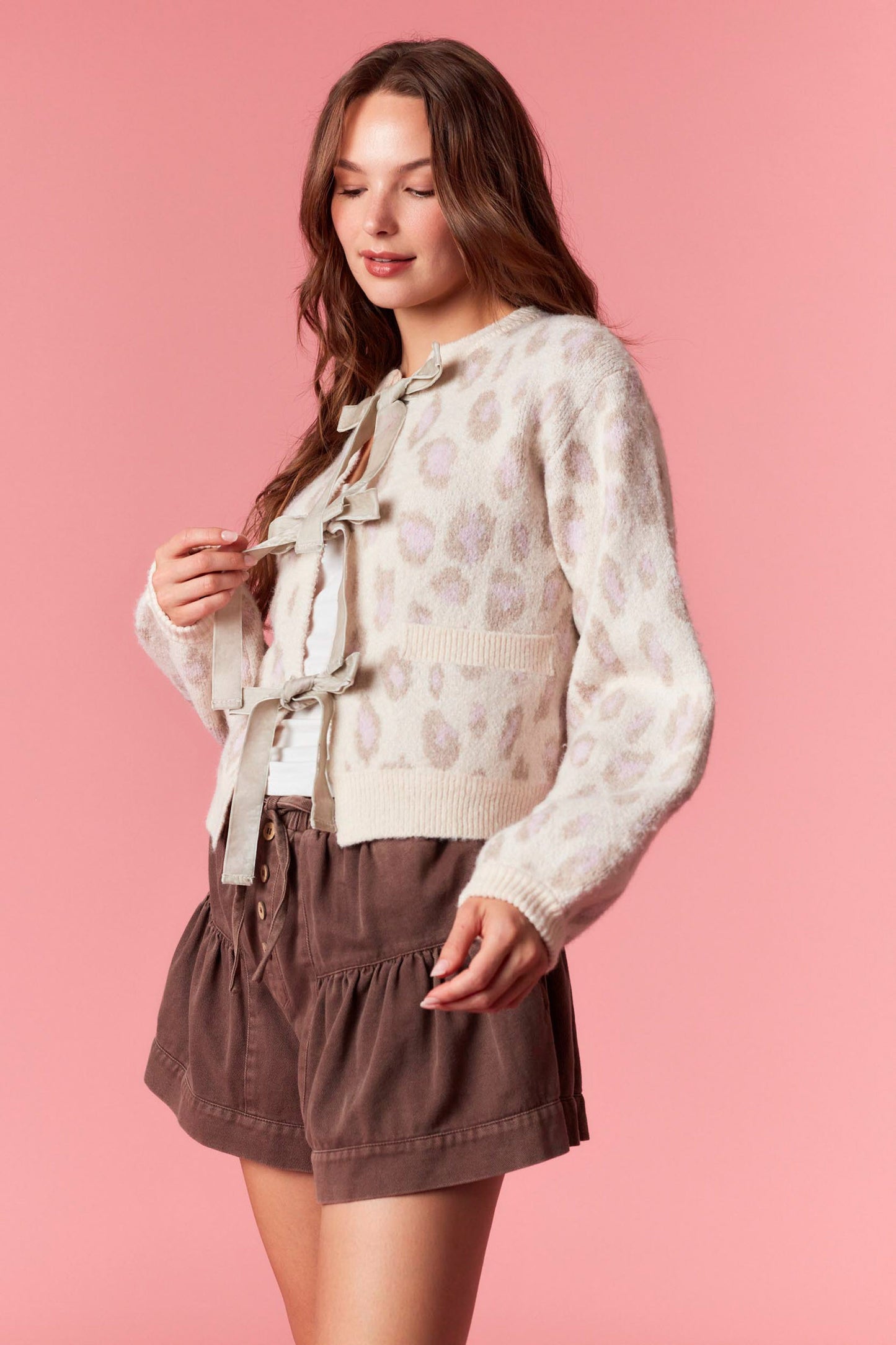 Leanna Leopard Cardigan