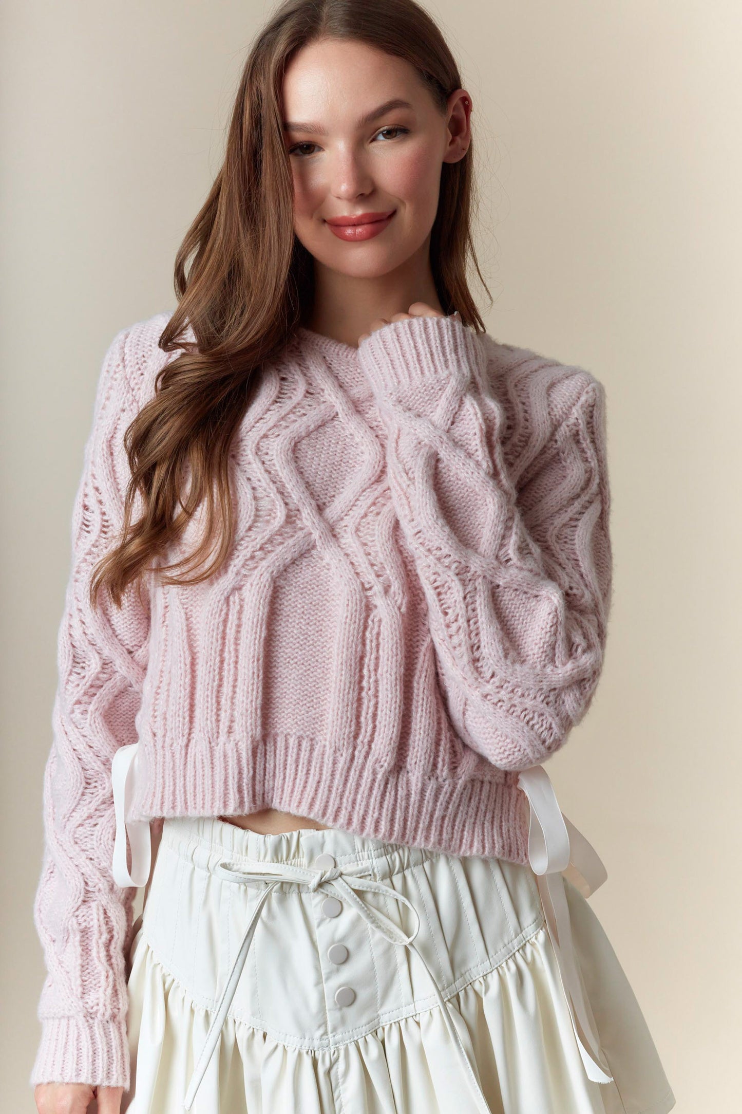Chrissy Ribbon Sweater