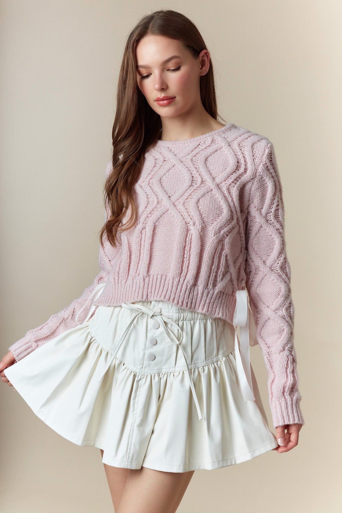 Chrissy Ribbon Sweater