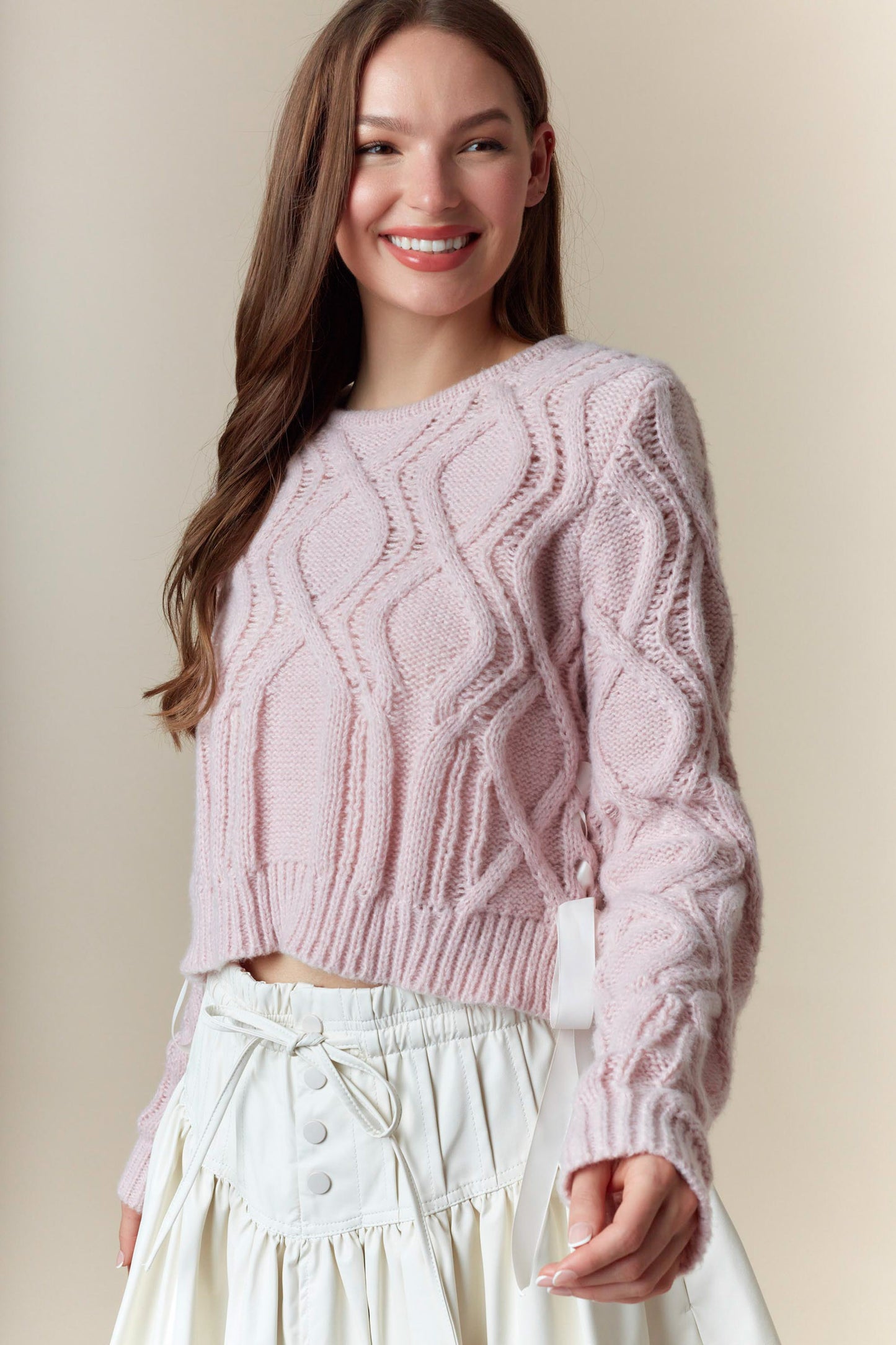 Chrissy Ribbon Sweater