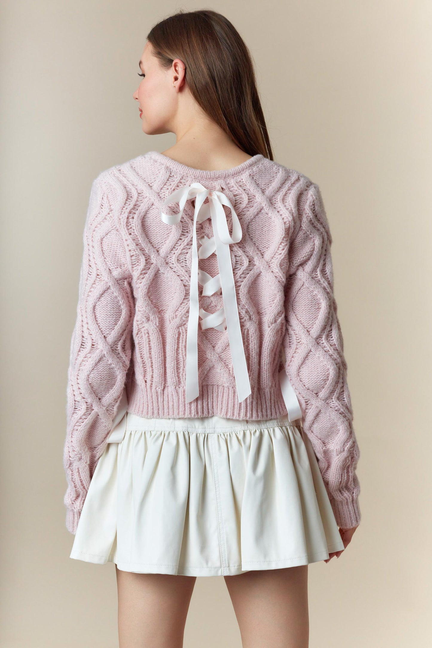 Chrissy Ribbon Sweater