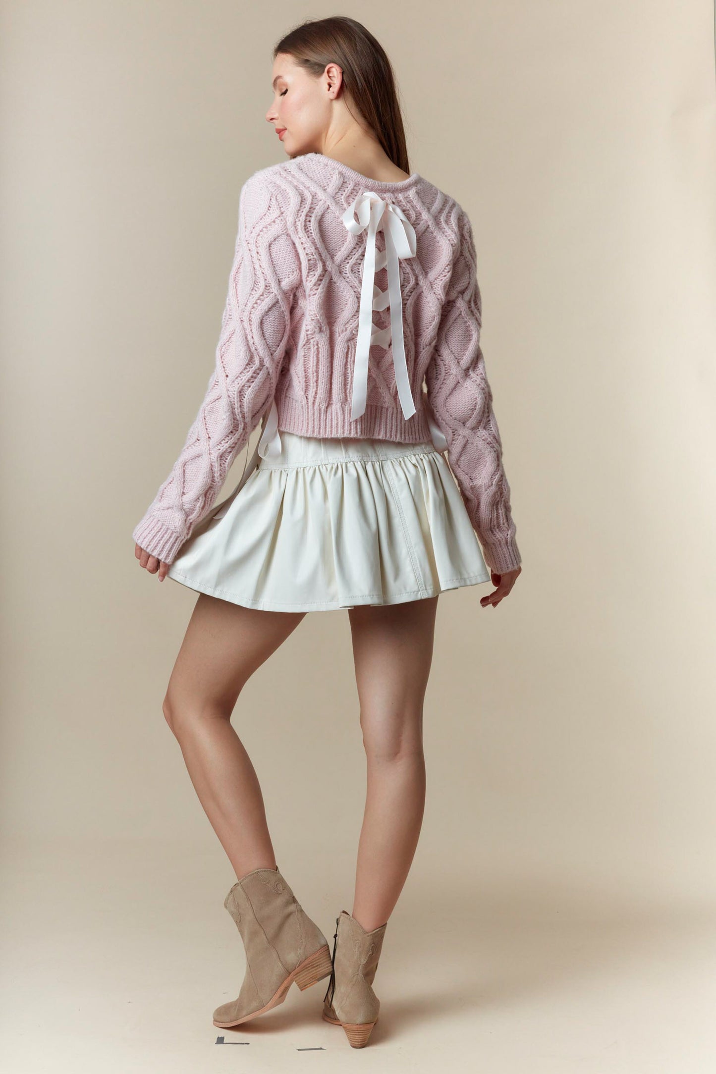 Chrissy Ribbon Sweater
