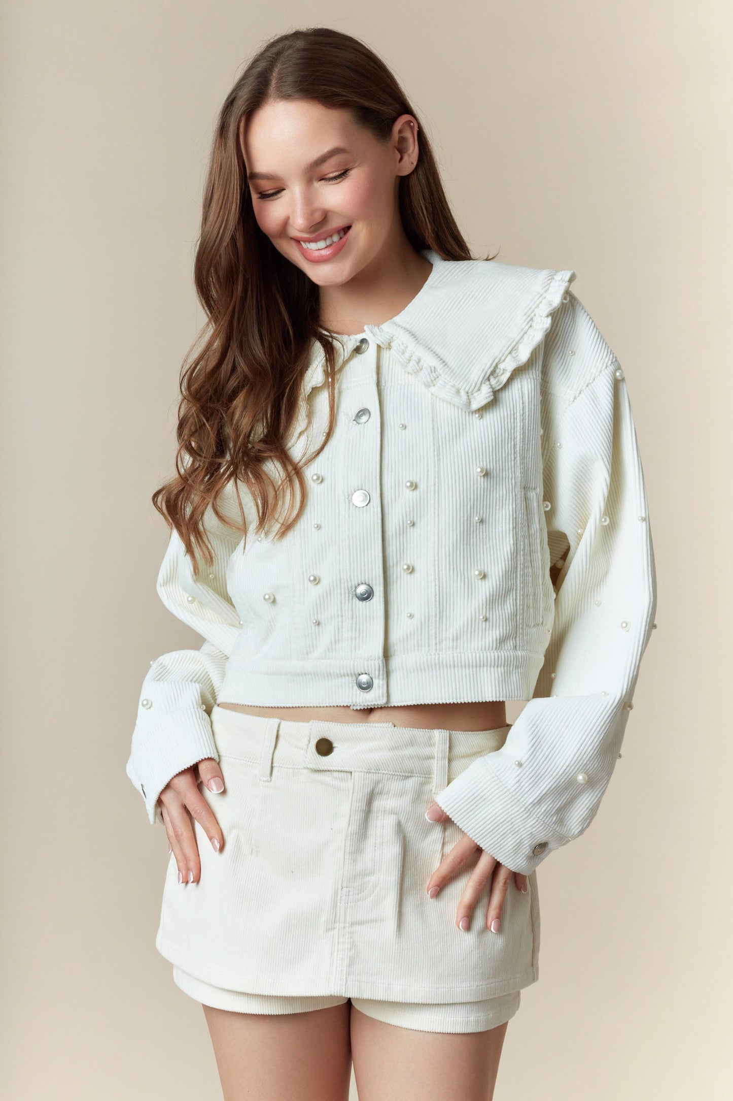 Piper Pearl Corduroy Jacket