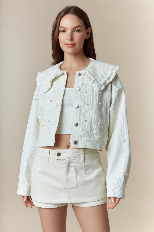 Piper Pearl Corduroy Jacket