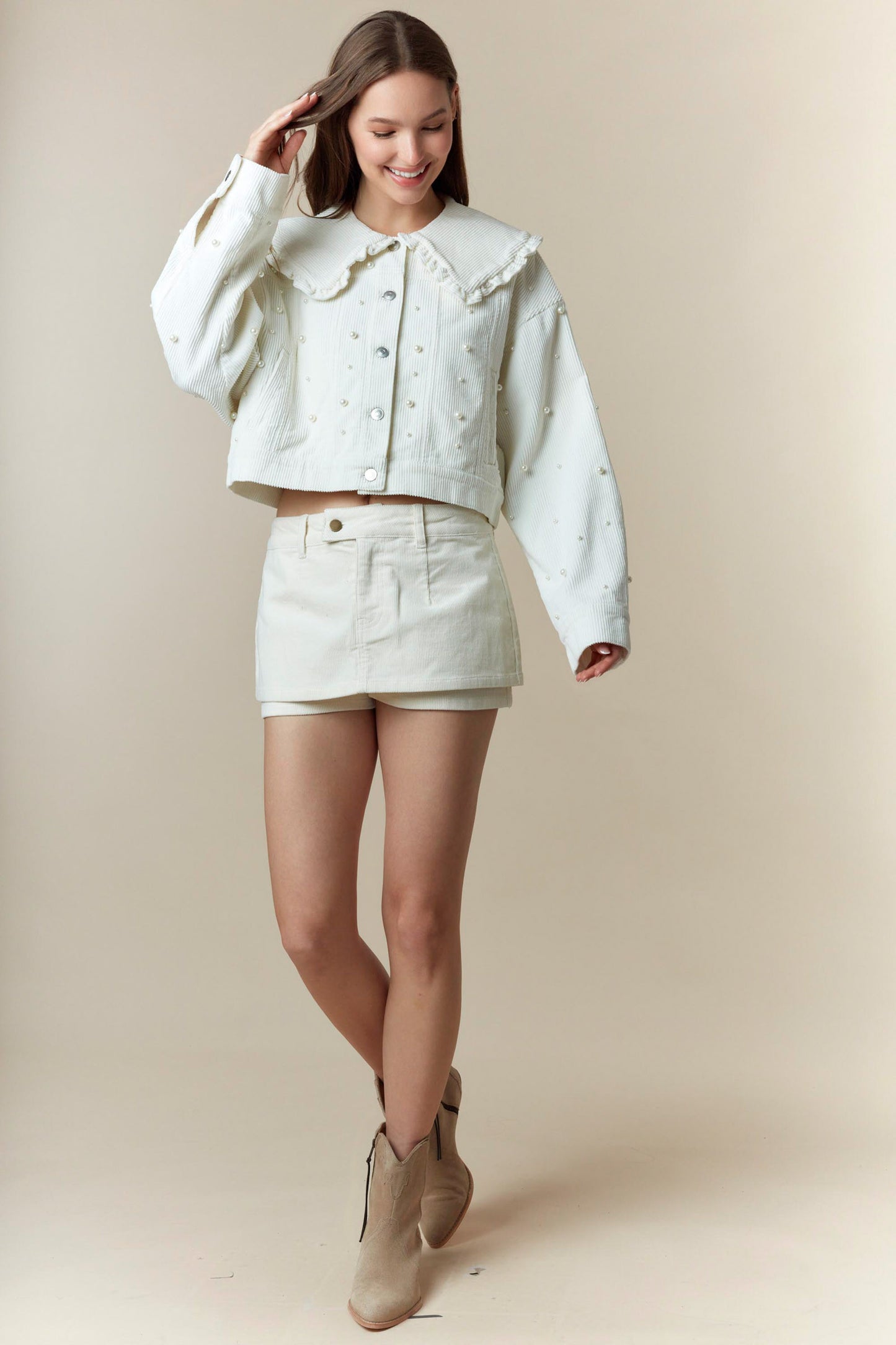 Piper Pearl Corduroy Jacket