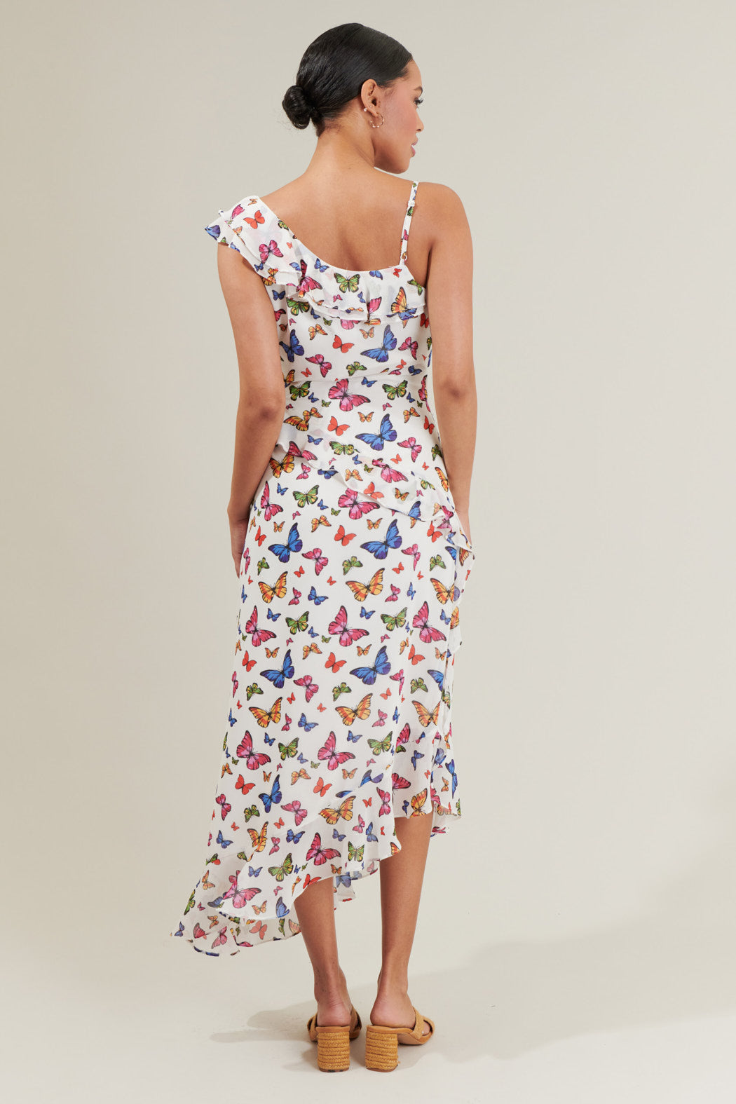 Bess Butterfly Midi Dress