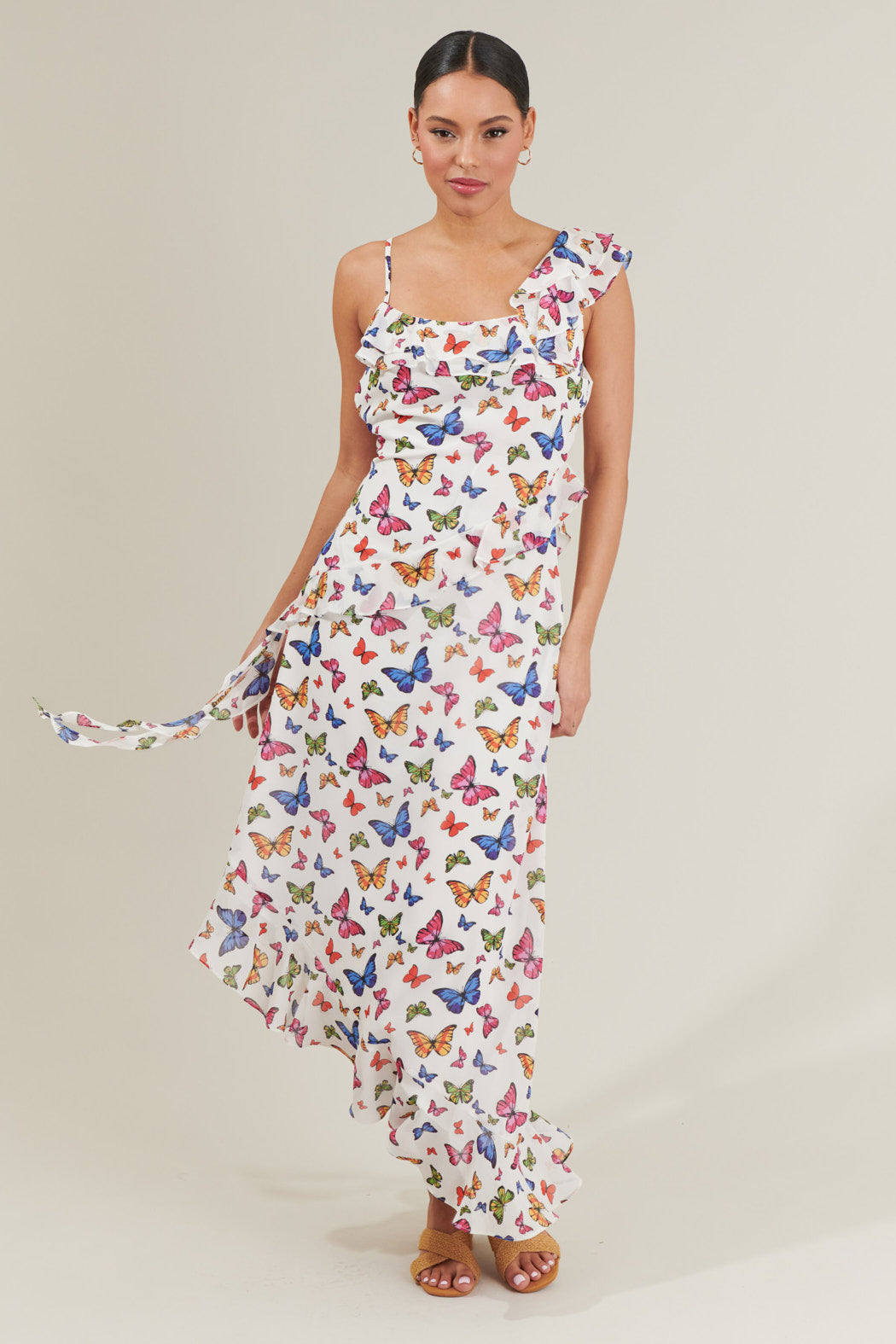 Bess Butterfly Midi Dress