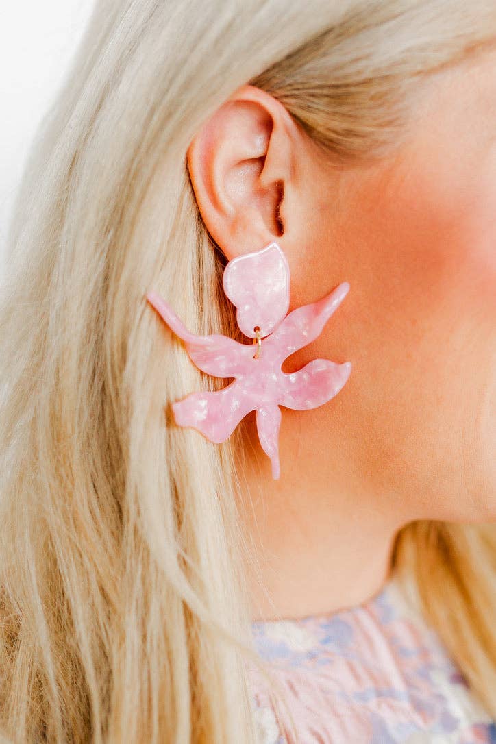 Flora - Ballet Slipper Earrings