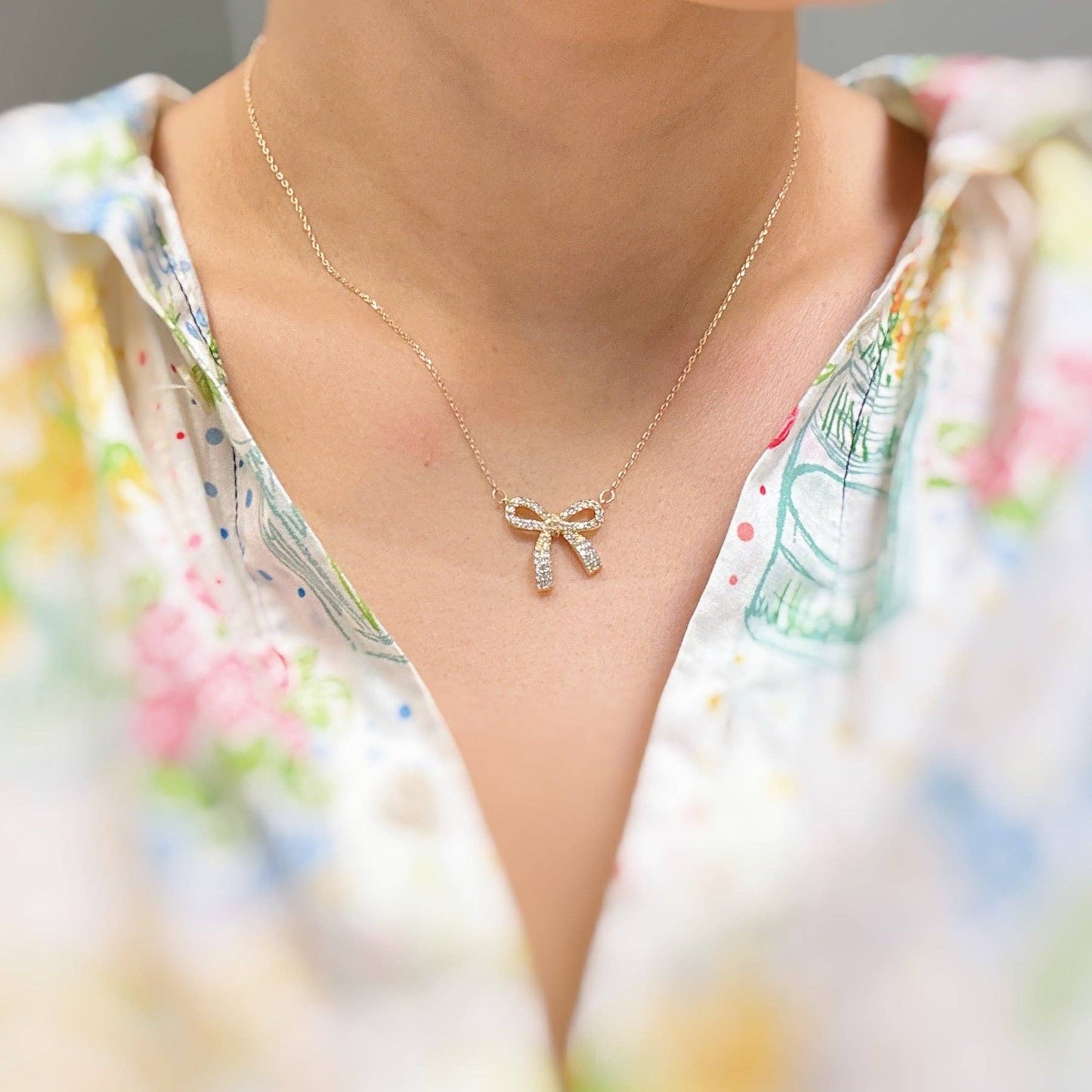 Betty Bow Necklace