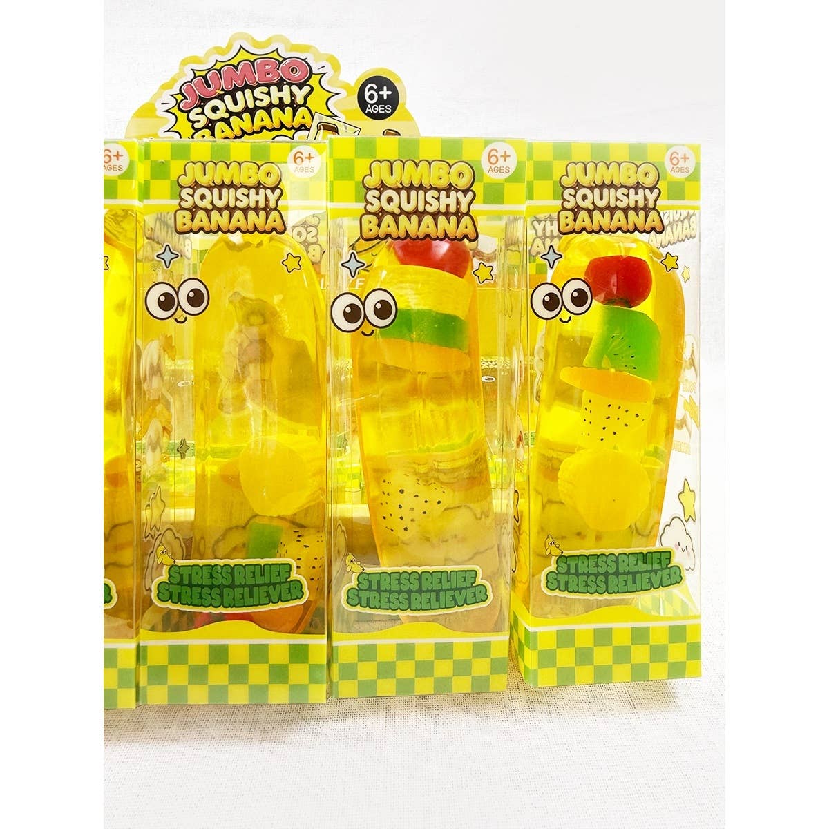 Clear Banana Slow Rising Squishy