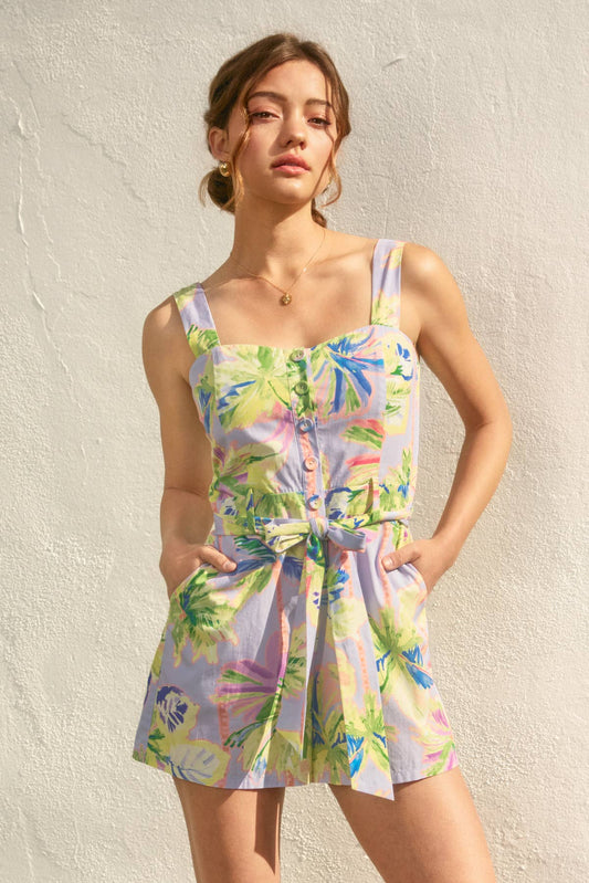 Baja Floral Romper
