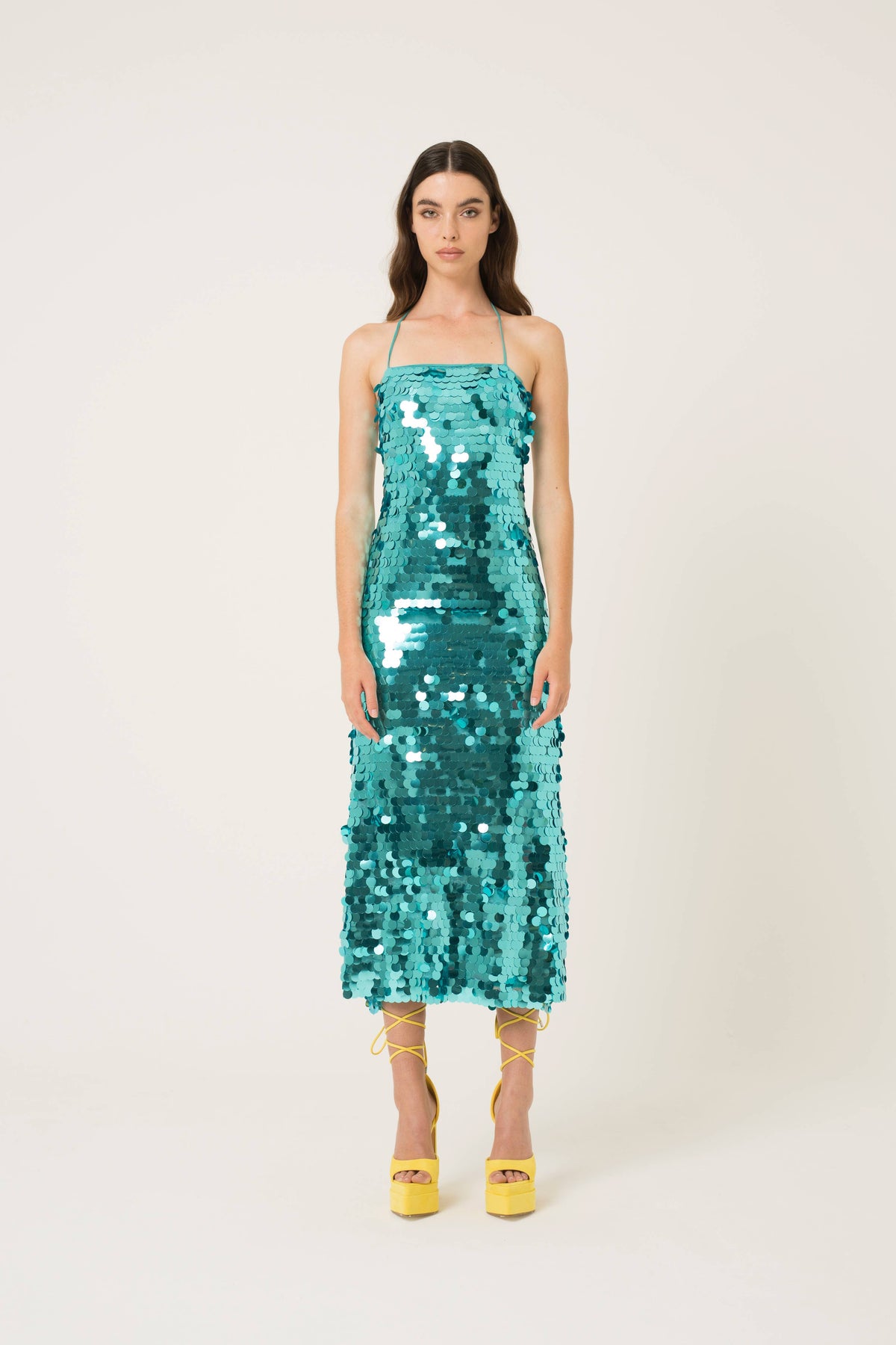 Monique Sequin Midi Dress