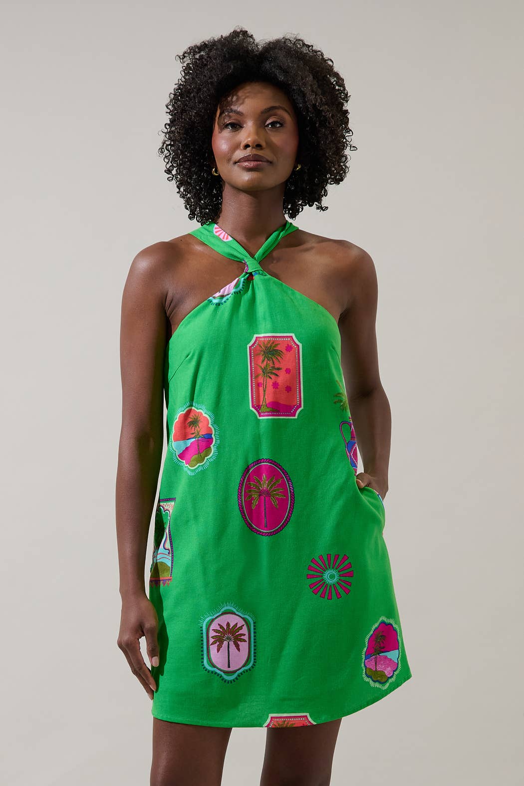 Trinie Halter Dress