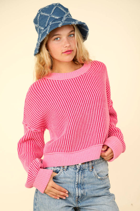 Brielle Sweater- Pink