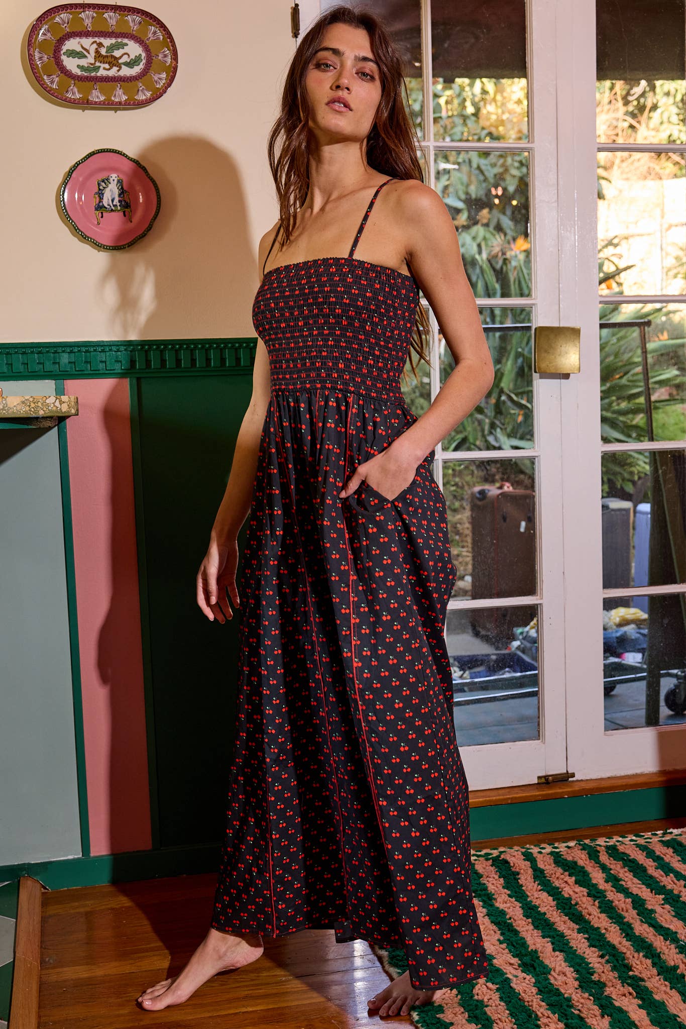 Rosie  SmockedJumpsuit