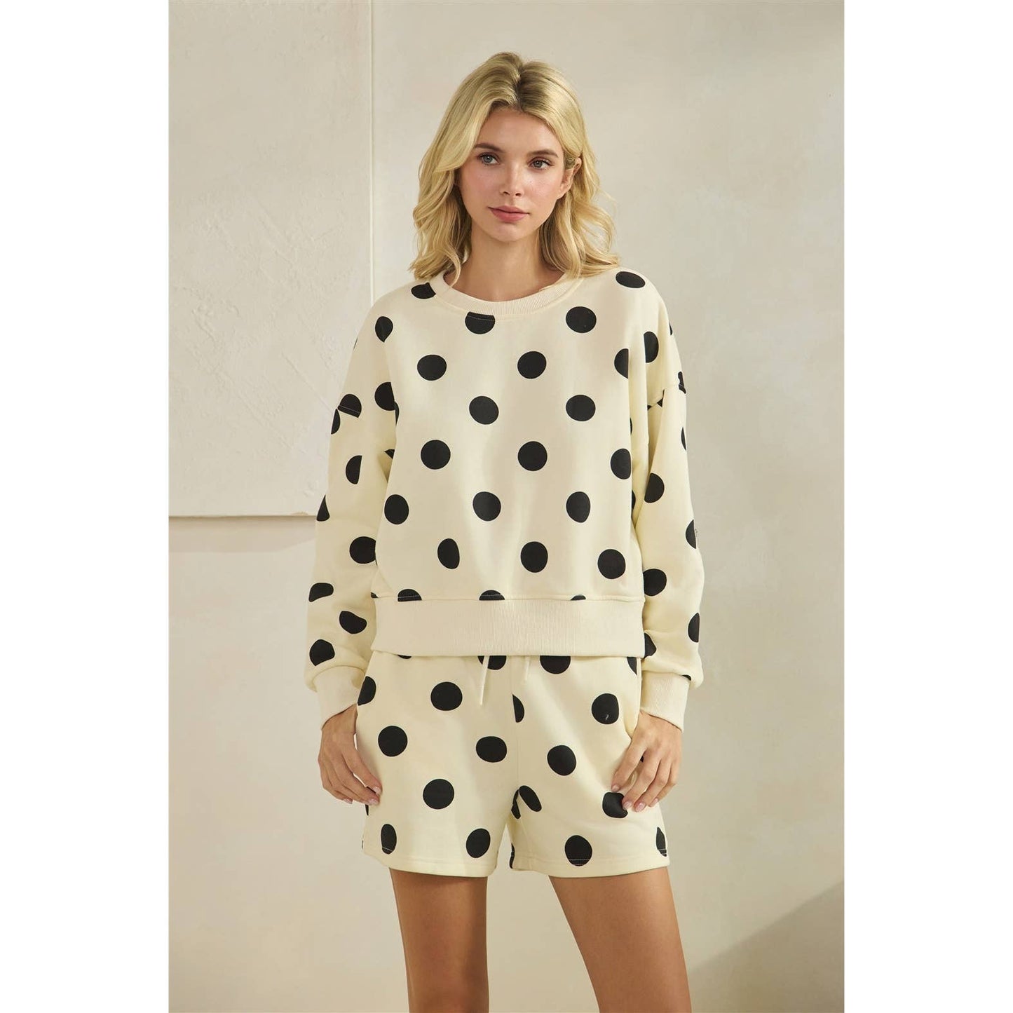 Polka Dot Set- Black