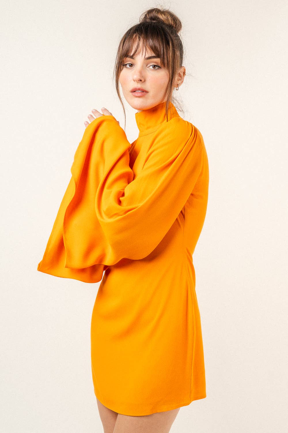 Mango Dramatic Sleeve Mini Dress Mango Dramatic Sleeve Mini Dress