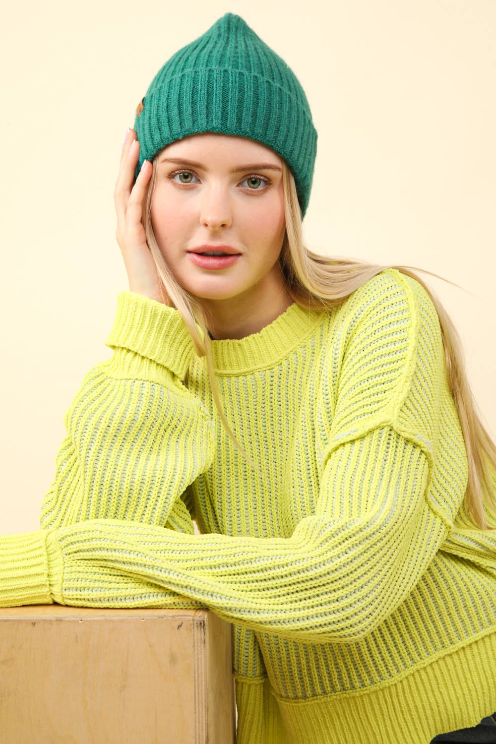 Brielle Sweater- Lemon